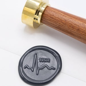 Sello de cera Heartbeat / Regalo para estudiantes de medicina, Regalo para cardiólogos