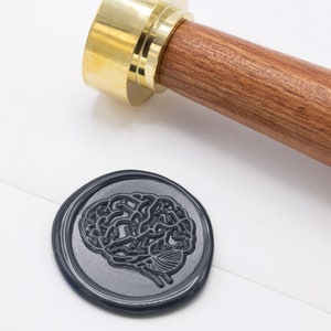 Anatomical Brain Wax Stamp | Medical Student Gift