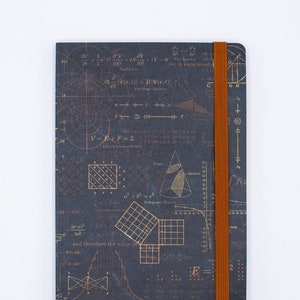 Equations That Changed the World A5 Notebook - Softcover | Math Gift, Math Teacher Gift