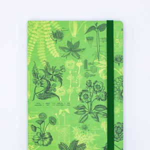 Botanical Reverie A5 Notebook - Softcover | Biology Gifts, Nature Journal, Garden Journal