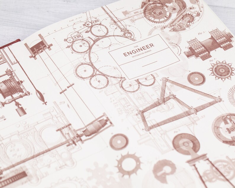 Mechanical Engineering Graph Paper Notebook Engineer Gifts Etsy