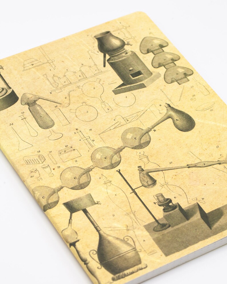 Vintage Chemistry Softcover Notebook Science Lab Chemistry Etsy