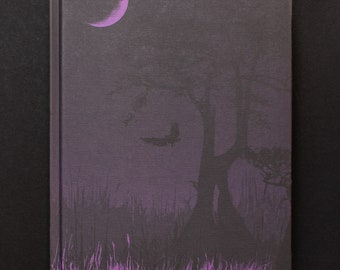 Midnight Swampland Black Paper Notebook | Dark Matter, Science Notebook, Biology Gifts