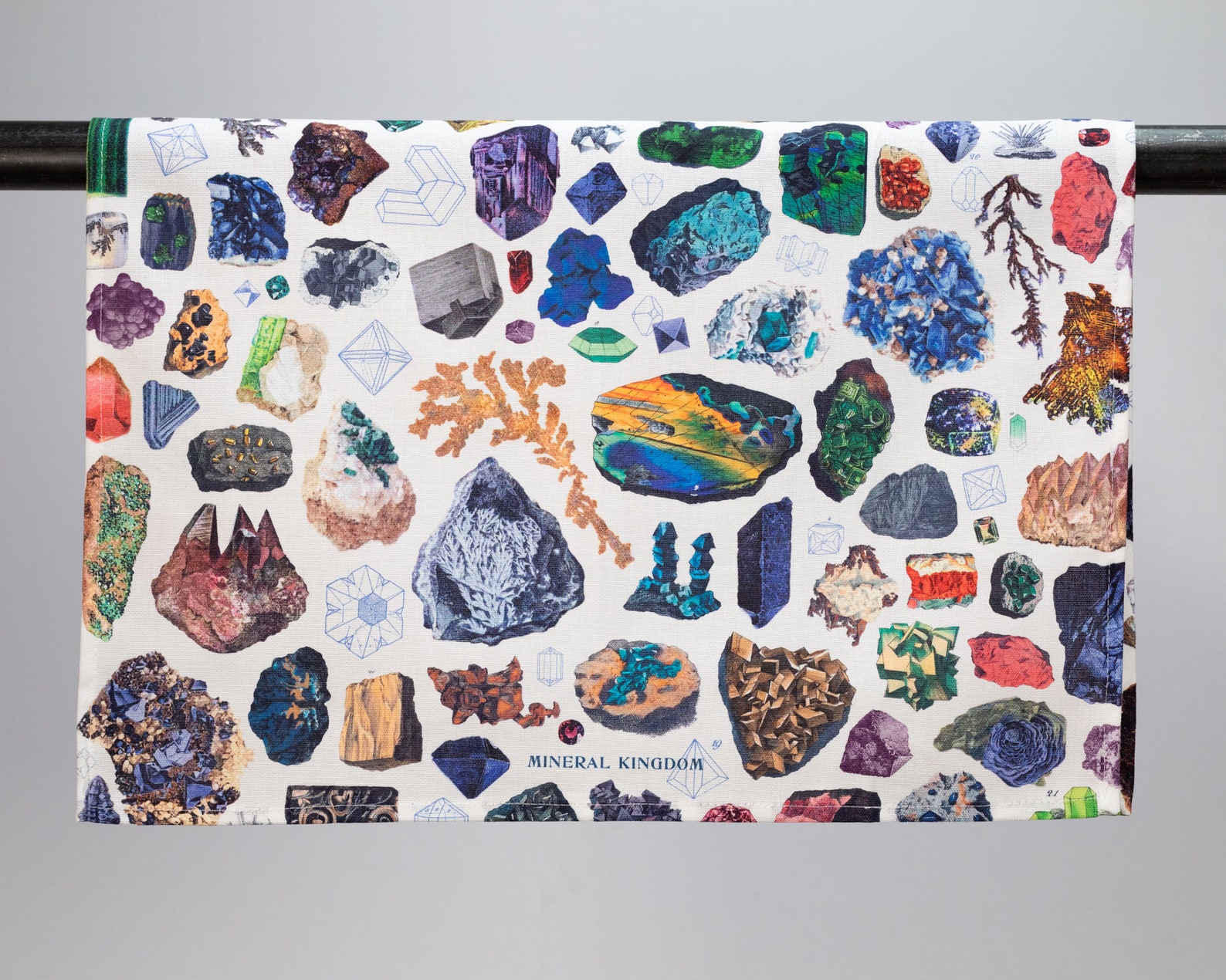 Gems & Minerals Tea Towel Natural Science Geology Gifts Etsy