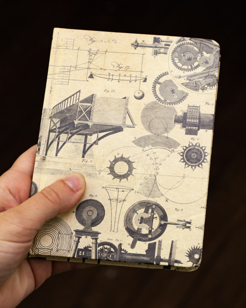 Engineering Mini Hardcover Notebook Dot Grid Journal Graph Etsy