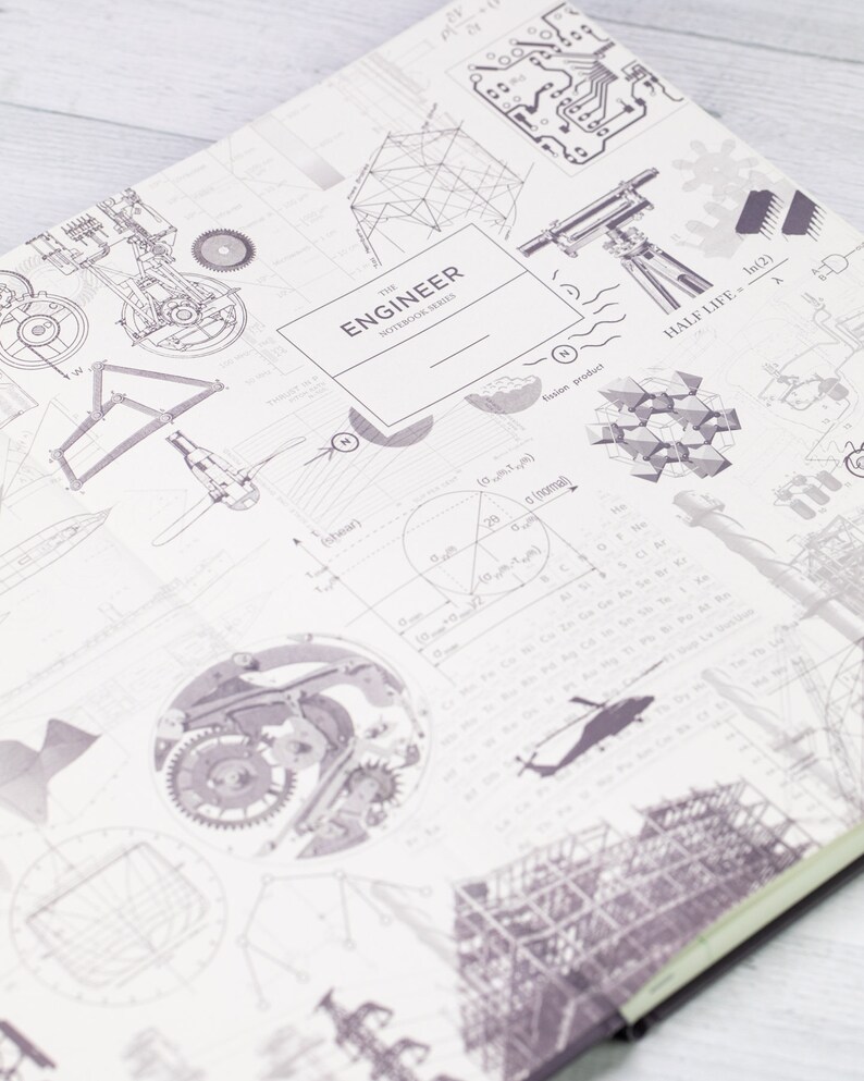 Engineering Graph Paper Notebook Engineer Gifts Physics Etsy Engineering graph paper notebook engineer gifts physics etsy