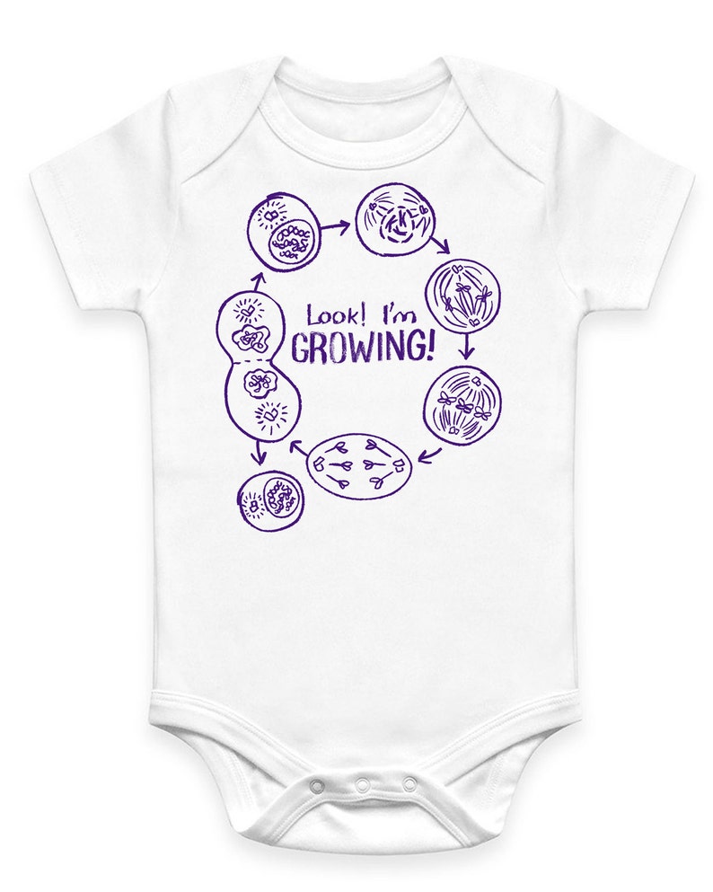 Mitosis Baby Clothes biology, microbiologist, pharmacist gift image 2