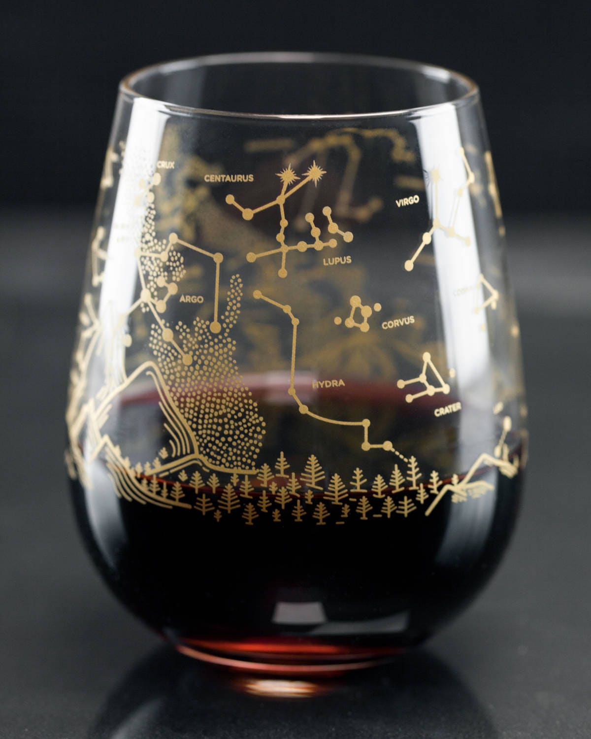 Southern Sky Wine Glass Set Science Wine Glass Astronomy Etsy