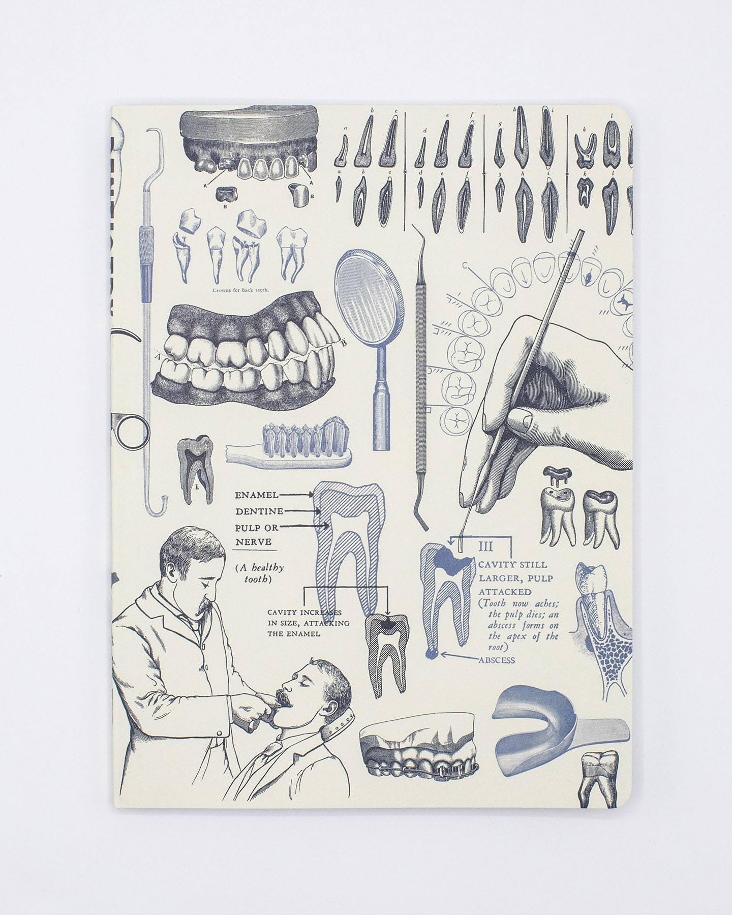Jeans Softcover Notizbuch | Zahnarzt Journal, Medizin Geschenk, Medizin Student Geschenk