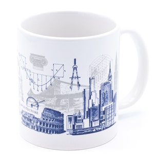 Architecture Mug 20 oz | Physics Gift, Civil Engineer Gift, Science Mug, Science Gift, Science Mug