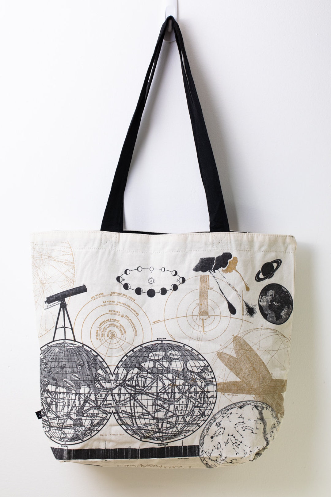 Astronomy Science Tote Bag Reversible Tote Astronomy Gifts Etsy
