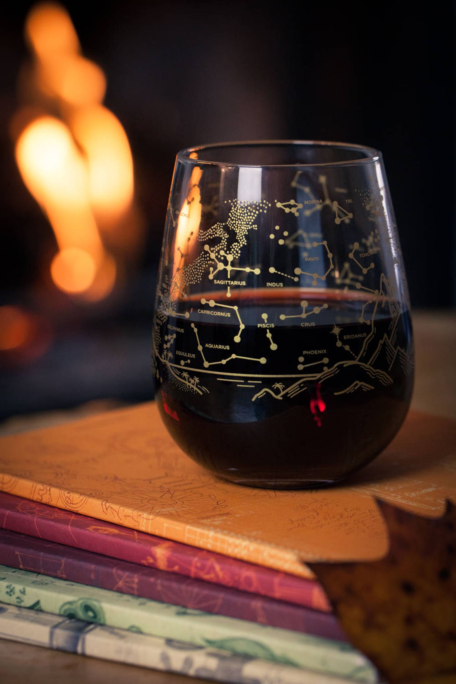 Southern Sky Wine Glass Set Science Wine Glass Astronomy Etsy