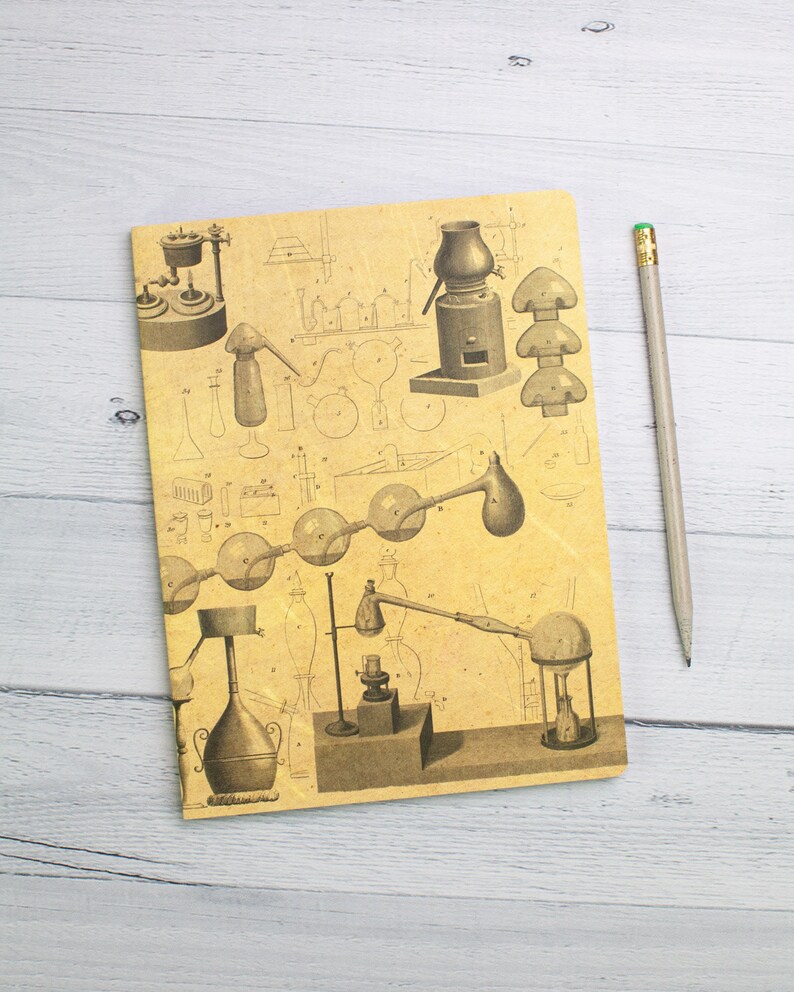 Vintage Chemistry Softcover Notebook Science Lab Chemistry Etsy