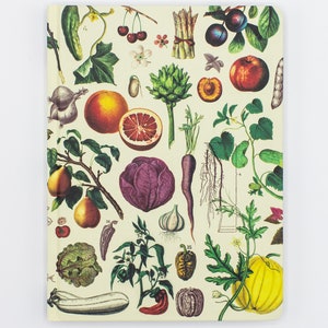 Fruits & Vegetables Hardcover | Garden Journal, Medicine Gift, Chemistry Gift