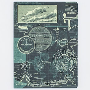 Meteorology Softcover Notebook | Meterologist, Geology Gift, Science Notebook, Science Teacher Gift, Recycled Notebook