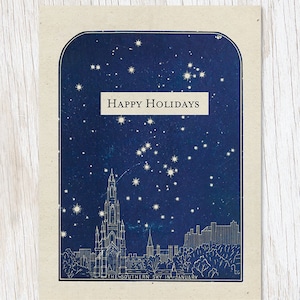 Südhimmel: Happy Holidays Karte | Astronomie Geschenk, Südlicher Nachthimmel, Urlaubskarte, Professor Geschenk, Wissenschaft Grußkarten