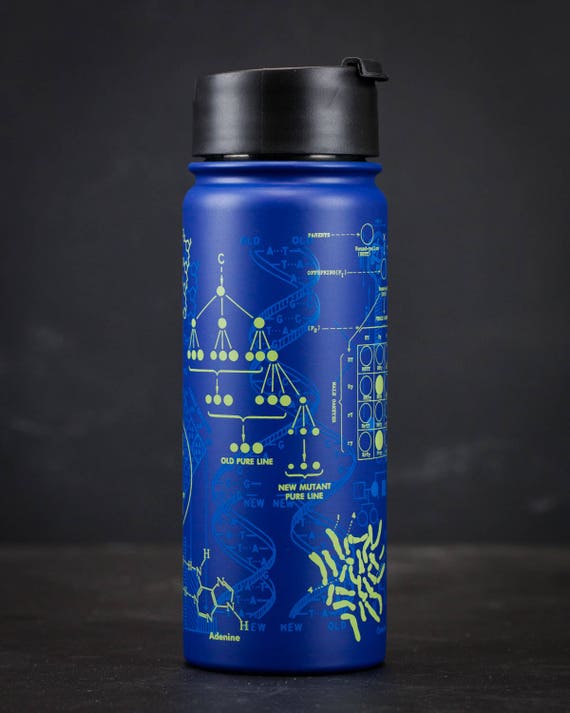 Biology Gifts DNA Water Bottle Biology Travel Mug Etsy