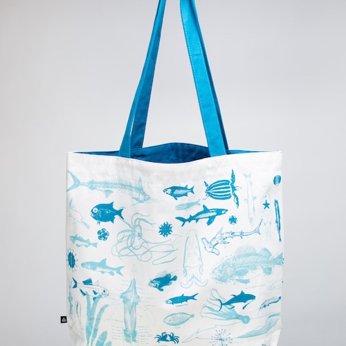Marine Biology Tote Bag Reversible Tote Biology Gifts Etsy
