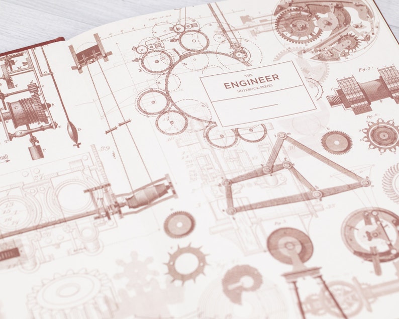 Mechanical Engineering Graph Paper Notebook Engineer Gifts Etsy