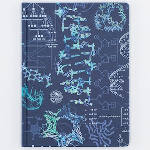 Genetics & DNA Hardcover Notebook | Biology Gifts, Medical Student Gift, Microbiology Gifts