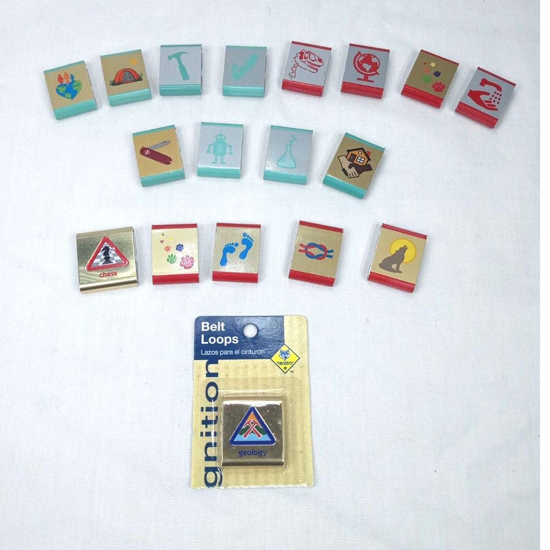 Boy Scout Cub Scouts Belt Loop Badges Set Lot - Etsy