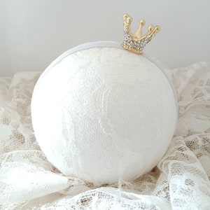 Kleine kroon, Baby Barbe pasgeboren kroon, Royal Gold Mini pasgeboren, kroon baby shower meisje cadeau bloemenmeisje kroon verjaardag kroon