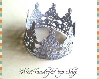 Silver Princess Crown FREE SHIPPING Royal Newborn Crown Silver Unisex Newborn Crown  Fast Shipping