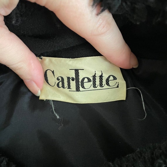 Vintage 50s Carlette Jacket Faux Fur - image 4