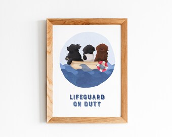 Lifeguard on Duty | Art print