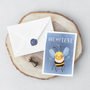 Biene meine Liebe | Postkarte