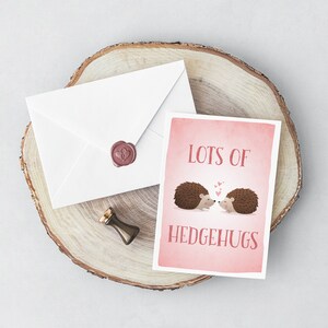 Viele Igel | Postkarte