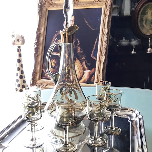 Vintage Decanter Set Etsy