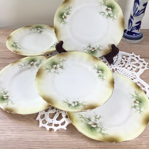 RS Prussia plates, Set of 5 Unmarked
