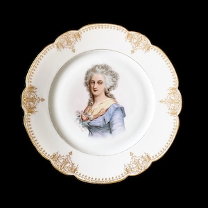 Sèvres Portrait Plate, Circa 1844