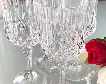 Crystal d’Arques Longchamp Water Goblets, Set of 4