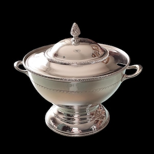 Antique Silver-Plated Soup Tureen