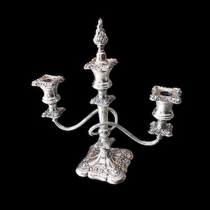 Silver Plated Antique Candelabra, E.G. Webster & Son, Circa 1928