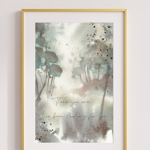 There You Are I&#39;ve Been Looking For You Forest | ACOTAR Digital Print | Rhysand ACOTAR Art | Officially Licensed Sarah J Maas Digital Print