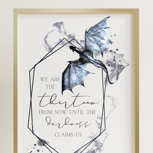 The Thirteen | Throne of Glass | Throne of Glass Art | Throne of Glass print | TOG | Officially Licensed Sarah J Maas Digital Print