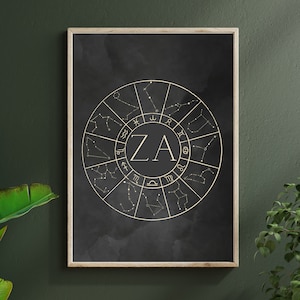 Zodiac Academy Digital Art Print | Zodiac Circle | Officially Licensed