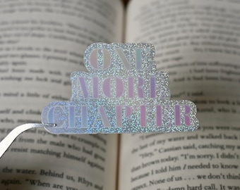 Un chapitre de plus autocollant | Sticker holographique pour Kindle livresques