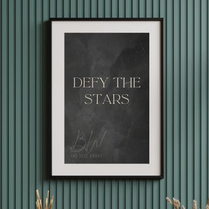 Zodiac Academy Defy the Stars Digital Art Print | Zodiac Circle | Officially Licensed