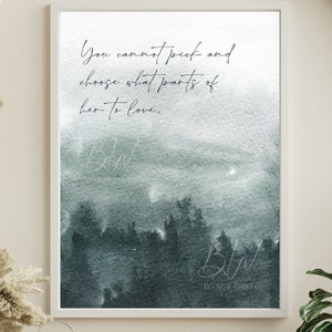 Pick and Choose | Throne of Glass | Dorian Quote Digital Print | TOG Wall Art | Officially Licensed Sarah J Maas Digital Print