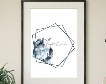 Night Court | ACOTAR art | ACOMAF print | Officially Licensed Sarah J Maas Digital Print