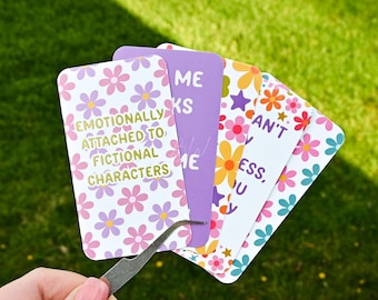 Tiny Cute Bookmarks | Business Card Size Bookmarks