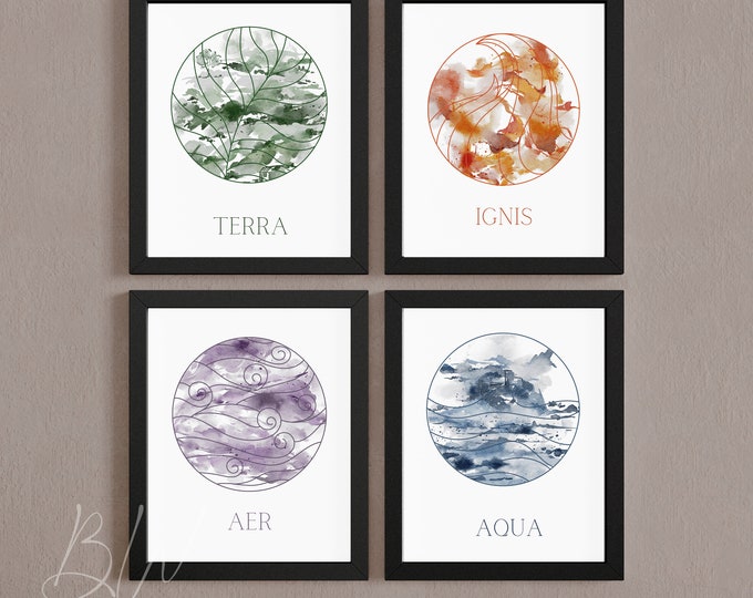 Zodiac Academy Digital Art Print | Elements | Officially Licensed