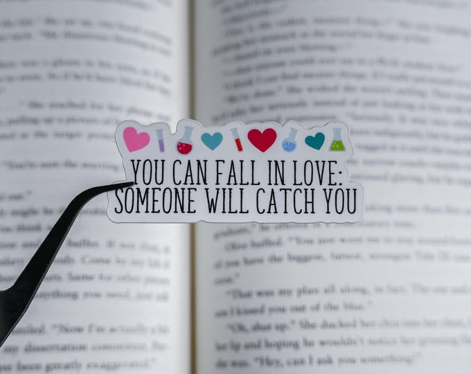 You Can Fall In Love | Love Hypothesis Sticker | Officially Licensed Ali Hazelwood Sticker