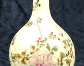 Antique Collectible Japanese Imari Bud Vase, Floral Display, Iron Red Color, Specimen Vase, Bud Vase, Home Decor, Display Vase, Bulbous Vase