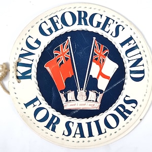 Vintage Ephemera, Annual Ball Program, King George's Fund for Sailors, Vintage Adverts, Blue and White, Promotional Material, Retro History