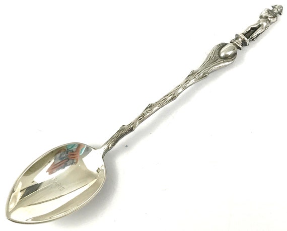 MADE IN HOLLAND Silverplate Floral Souvenir Spoons Silverware CHOICE Flatware 